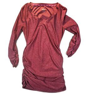 Maurice In Motion Ruched Body Con Sport Dress Small